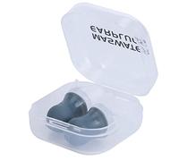 Bouchons d'oreille en silicone, réutilisables et doux, pour nager, dormir, voler et spa, 2 pièces (Gris grand + boîte pp)