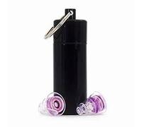 Bouchons D'oreille En Silicone Souple,Réduction Du Bruit,Filtre De Fouillis Auditif,Bouchon D'oreille Pour L'étude Du Sommeil,Boîtier En Alliage D'aluminium Étanche,Interdit - Type Purple