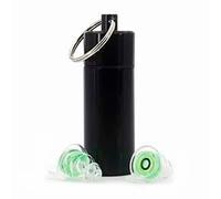Bouchons D'oreille En Silicone Souple,Réduction Du Bruit,Filtre De Fouillis Auditif,Bouchon D'oreille Pour L'étude Du Sommeil,Boîtier En Alliage D'aluminium Étanche,Interdit - Type Green