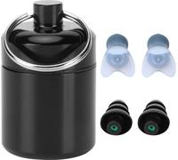 Bouchons d'oreille étanches avec filtre Réduction du bruit Bouchons d'oreille réutilisables pour la natationBouchon d'oreille gris pour l'aviation