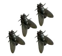 Bouchons d'oreille extrêmement légers en forme de mouche macromolécules, finitions détaillées, port flexible pour les occasions occasionnelles, cache-oreilles noirs uniques, taille unique, comme