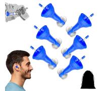 Bouchons d'oreille gonflables, les premiers bouchons d'oreille gonflables fluides au monde, bouchons d'oreille réutilisables (3PCS)