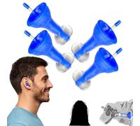 Bouchons d'oreille gonflables, les premiers bouchons d'oreille gonflables fluides au monde, bouchons d'oreille réutilisables (2PCS)