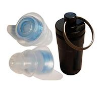 Bouchons d'oreille haute fidélité pour réduction du bruit, concert, festival, musique et club avec récipient en aluminium transparent, protection d'oreille particulièrement légère à porter