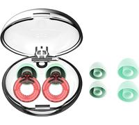 Bouchons d'oreille INF à isolation sonore souple avec poignées Rouge