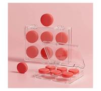 bouchons d'oreille Lot de 6 coussinets antibruit réutilisables en silicone for dormir(Red)
