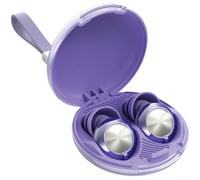 Bouchons d'oreille pour dormeur latéral Motif coussin zéro pression Violet | Silicone souple malléable, pour les contours de l'oreille, matériau hypoallergénique, sans danger pour les peaux sensibles