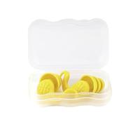 Bouchons d'oreille pour dormir | Réduction du bruit en forme de corne | Bouchons d'oreille antibruit en silicone pour un sommeil tranquille | Protection auditive ergonomique étanche avec étui de