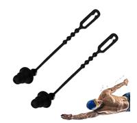 Bouchons d'oreille pour la natation de silicone réutilisable adulte - bouchons d'oreilles de natation imperméables | Protection de l'oreille de piscine confortable douce | Équipement d'entraînement du