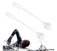 Bouchons d'oreille pour la natation de silicone réutilisable adulte - bouchons d'oreilles de natation imperméables | Protection de l'oreille de piscine confortable douce | Équipement d'entraînement du