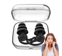 Bouchons d'oreille pour le sommeil annulation du bruit - Ronflement Silencieux Sleep EarpLugs, 25-28 dB bouchons d'oreille réducteurs de bruit pour dormir, voyage, sensibilité, protection auditive