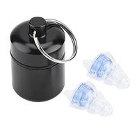 Bouchons d'oreille pour réduction du bruit, bouchons d'oreille en silicone endormi High Fidelity 27 dB Réduction du bruit Protection auditive confortable pour l'étude de travail (Bleu)