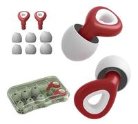 Bouchons d'oreille pour réduction du bruit de sommeil, 35 dB, en silicone souple, réutilisable, étanche, pour musiciens, sportifs, travail, DJ, bruits quotidiens, événements, avec 3 paires d'embouts