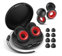 Bouchons d'oreille pour réduction du bruit de sommeil, réduction du bruit de 30 dB, bouchons d'oreille en silicone souple et réutilisable pour la mise au point profonde, le travail, les voyages, le