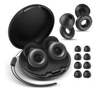 Bouchons d'oreille pour réduction du bruit de sommeil, réduction du bruit de 30 dB, en silicone souple, protection auditive réutilisable pour la mise au point profonde, le travail, les voyages, le