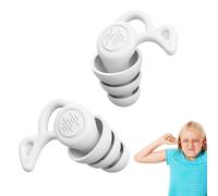 Bouchons d'oreille pour réduire le bruit - Capuchons pour les oreilles avec réduction du bruit - 1 paire de capuchons pour les oreilles réutilisables en douceur pour dormir