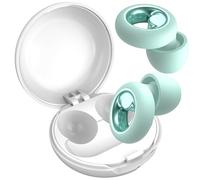 Bouchons d'oreille pour réduire le bruit pendant le sommeil, doux et réutilisable (menthe claire, 4 tailles (1 set))
