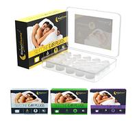 Bouchons d'oreille premium pour dormir - 10 paires, blanc - Bouchons d'oreille en silicone souple anti-bruit pour un sommeil paisible et ininterrompu par SleepDreamz