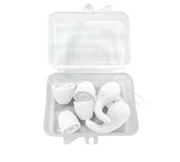 Bouchons d'oreille silencieux pour dormir | bloqueurs de ronflement de 33 dB, aide au sommeil et réutilisable pour la sensibilité au bruit, protection