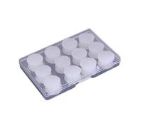 bouchons d'oreille Silicone sommeil réduction du bruit anti ronflement isolation phonique protection auditive réutilisable(WHITE)