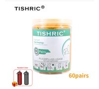 Bouchons D'oreille Tishric,En Éponge Pu,Anti-Bruit,35,5 Db,Pour Sommeil,Protecteur D'oreille - Type 60 Pairs Orange