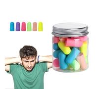 Bouchons d'oreille ultra doux | Bouchons d'oreille confortables pour dormir avec suppression du bruit | lent des pores microbulles pour dormir et travailler bruyamment