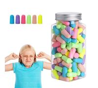 Bouchons d'oreille ultra doux | Bouchons d'oreille pour réduction du bruit du sommeil | 24 bouchons d'oreille de concert à lent et chaud en coton à mémoire de forme