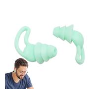 Bouchons d'Oreilles Anti-Bruit | 1 Paire d'accessoires de Sommeil Réutilisables | Bouchons d'Oreille en Silicone pour Musique Forte,Fête Bureau Voyage Hôtel Appartement Dortoir Natation Concert