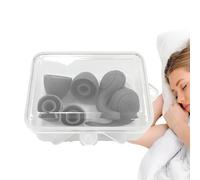 Bouchons d'oreilles anti-bruit anti-sommeil avec réduction du bruit | Protection auditive réutilisable de 33 dB | Aide au sommeil douce et réutilisable pour une sensibilité au bruit