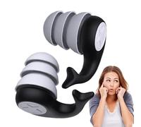 Bouchons d'oreilles anti-bruit - Capuchons en silicone souple, confort ennuyeux, design ergonomique | Bouchons d'oreilles encadrés, réduction efficace du son, accessoires de protection auditive PO
