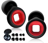 Bouchons D'oreilles Anti Bruit Pour Dormir Protection Auditive Sommeil Boules Quies Réutilisables En Silicone Casque Anti Bruit Pour Dormir Et Voyager Adaptés À Toutes Les Oreilles (Rouge)[Z488]