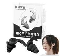 Bouchons d'oreilles anti-bruit pour le sommeil en silicone | Bouchon d'oreille anti-bruit pour Travail Avion Moto Natation Construction Festival Concert Femmes Et Hommes