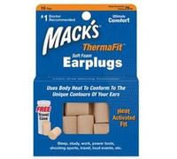 Mack's Bouchons d'oreilles anti-bruit Thermafit beige