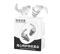 Bouchons D'oreilles Antibruit Cache-oreilles en silicone insonorisés | Bouchon d'oreille anti-bruit pour l'avion, le travail, les hommes, les femmes, la moto, la natation