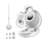 Bouchons d'oreilles antibruit en silicone pour le travail, l'étude, le sommeil, la construction, la réduction du bruit, bouchons d'oreilles réutilisables et respirants pour les personnes dormant sur