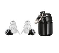 Bouchons d'oreilles antibruit haute efficacité 1 paire avec étui Noir