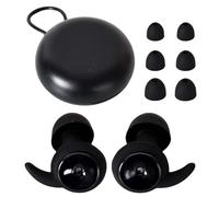 Bouchons d'Oreilles Antibruit pour le Sommeil, en Silicone Réutilisable, Vendus Par Lot de 4. Idéaux pour Dormir, Se Concentrer, Faire du Sport, Voyager et les Environnements Bruyants du Quotidien