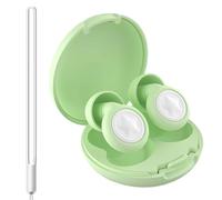 Bouchons d'oreilles antibruit réutilisables en silicone, 8 x 8 x 1,8 cm, faciles à utiliser, portables pour dormir, concerts, ronflements, voyages, études