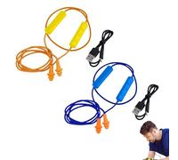 Bouchons d'oreilles Bluetooth pour le travail, cachés dans l'isolation des écouteurs, écouteurs de travail pour la suppression du bruit, protection auditive, adaptés pour la construction de lieux