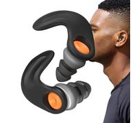 Bouchons d'oreilles de concert - Réutilisables - En silicone - Isolation - Protection auditive - Études d'études - Ovales - Pour le travail - Voyage
