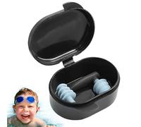Bouchons d'oreilles de natation - Silicone 4 couches - Design étanche - Sports nautiques confortables pour adultes - Surf sous la douche - Bloque le bruit du canal auditif - Bouchons d'oreilles