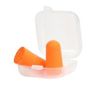 Bouchons d'oreilles en mousse, 1 paire de bouchons d'oreille en mousse souple coniques for voyager et dormir, améliorent l'audition(Orange)