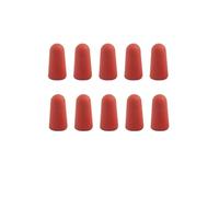 Bouchons d'oreilles en mousse, 10 paires/5 paires de bouchons d'oreille coniques antibruit, confortables et en mousse souple(5 Pair red)