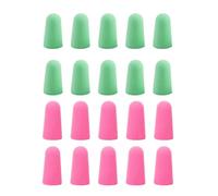 Bouchons d'oreilles en mousse, 10 paires/5 paires de bouchons d'oreille coniques antibruit, confortables et en mousse souple(10pairs green Rose)