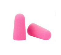 Bouchons d'oreilles en mousse, 10 paires de bouchons d'oreille en mousse souple, coniques, for voyager et dormir, for une réduction du bruit(Pink)