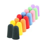 Bouchons d'oreilles en mousse, Lot de 8 paires bouchons d'oreille en silicone souple, mousse, for une réduction du bruit pendant le sommeil, avec boîte rangement(Black)