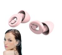 Bouchons d'oreilles en silicone, bouchons d'oreilles antibruit pour dormir et se reposer, design doux et réutilisable offrant une réduction du bruit pour la natation, les voyages, les études sur le