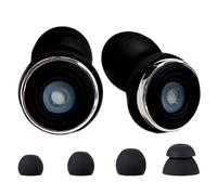 Bouchons d'oreilles en silicone - Matériau flexible - Barrière phonique ergonomique - Réutilisables - Réduction de 32 dB - Solution de blocage du son pour les études de travail de voyage