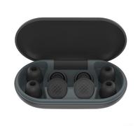 Bouchons d'oreilles en silicone multi-usage offrant un blocage du bruit de 45 dB pour dormir, nager, lire et travailler concentré sans déchets jetables (noir)