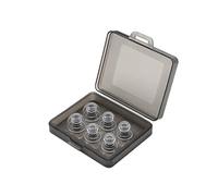 Bouchons d'oreilles en silicone souple, 3 tailles, son clair, isolation phonique et durabilité, bouchons d'oreille pour une utilisation dans les embouts d'écouteurs